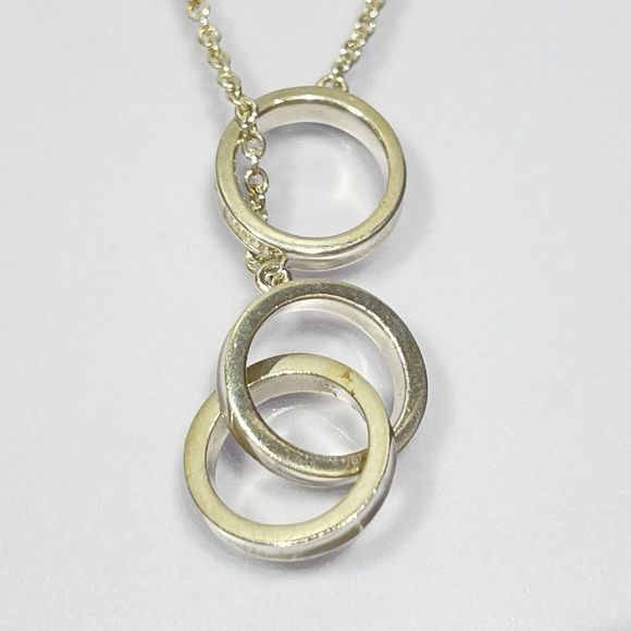 Tiffany 1837 Interlocking Ring Necklace Silver - Picture 3 of 13